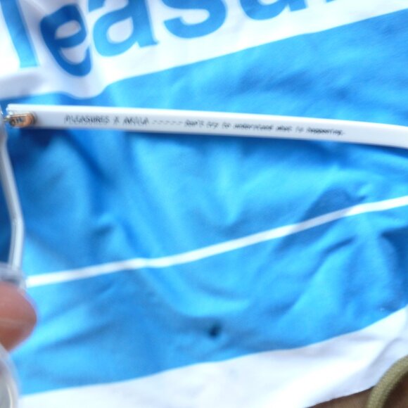 PLEASURES x AKILA Nemesis 1806 White Sunglasses - Picture 7 of 9
